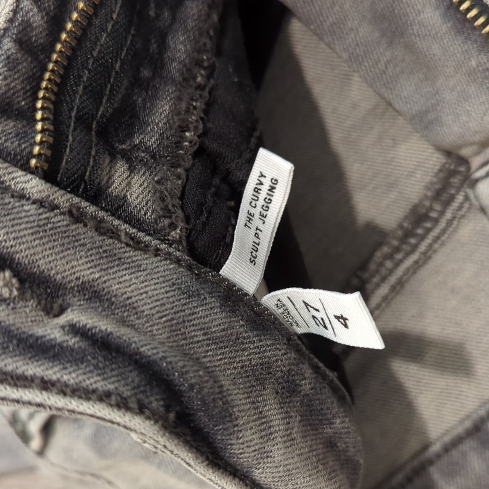 Loft Grey High Rise Skinny Jeans - Picture 4 of 11